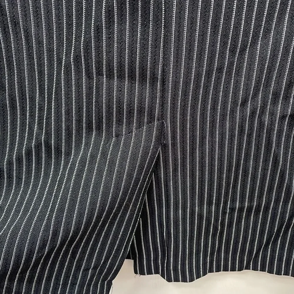 Vintage Pencil Skirt Pinstripe Career Wear Office Business Casual‎ Work